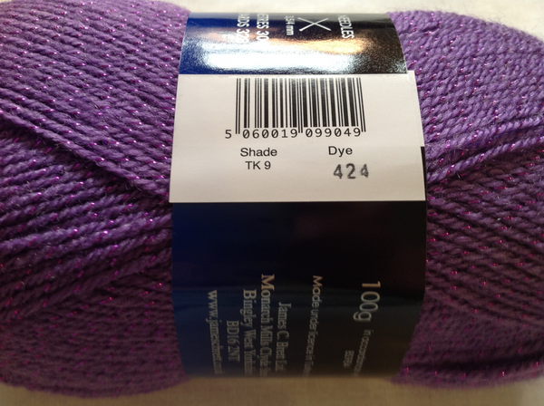 JAMES C BRETT TWINKLE FASHION DOUBLE KNITTING WOOL YARN 5x100g Choose Colour