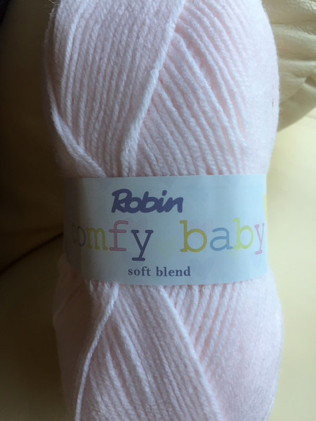 5 X100G BALLS ROBIN COMFY BABY SOFT BLEND DOUBLE KNITTING WOOL YARN NEW